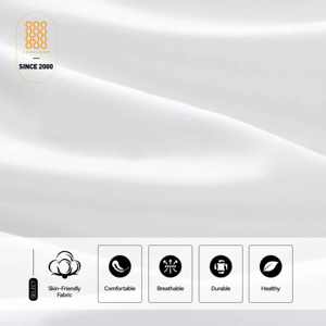 <span class=keywords><strong>Drap</strong></span>-<span class=keywords><strong>housse</strong></span> élastique personnalisé T500 100% coton doux pour la peau <span class=keywords><strong>drap</strong></span>-<span class=keywords><strong>housse</strong></span> écologique <span class=keywords><strong>drap</strong></span> anti-boulochage vente chaude - Product Image 4