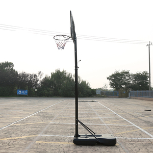 Canasta de Baloncesto Ajustable en Altura, Negra, de PE y Acero, para Niños y Adultos, Uso en Interiores/Exteriores, Marco Móvil para Tiros al Canasta - Product Image 6