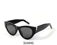 Lunettes de Soleil Ovales en Écaille de Tortue Sur Mesure de Haute Qualité, Lunettes de Soleil Elliptiques en Acétate Biodégradable Effet Œil de Chat LSM945