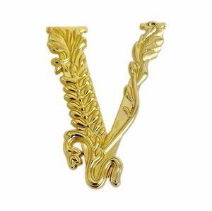 Accessoires <span class=keywords><strong>d</strong></span>écoratifs contemporains en alliage de zinc doré en forme de V <span class=keywords><strong>pour</strong></span> la maison, le bureau, la salle à manger, le salon, la chambre à coucher, montage facile - Product Image 1