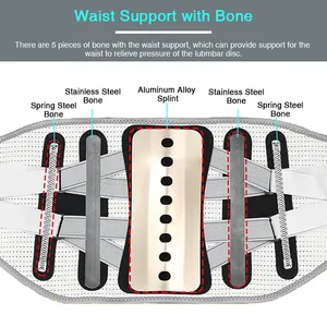 도매 생체 공학 강판 허리 감압 허리 지원 물리 치료 허리 지원 허리 벨트 허리 통증