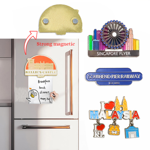 Aimant de réfrigérateur en métal personnalisé, impression 3D manuelle, différentes formes, logo, souvenir de la fabrique de boîtes de conserve de Berlin, haute qualité - Product Image 2