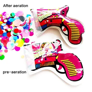 Новинка 2023, популярная надувная фольгированная игрушка для вечеринки, шар с конфетти, товары для фейерверков, пистолет для детей, игрушки