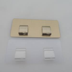 Crochets muraux créatifs en acier inoxydable, boucle autocollante nordique, pour le bricolage, boucle en fer, crochets muraux en métal - Product Image 2