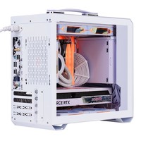 Boîtier de PC de jeu LY New Small Micro ATX Mid Tower avec construction en acier en stock, compatible avec un refroidisseur à eau de 240 mm sur le dessus