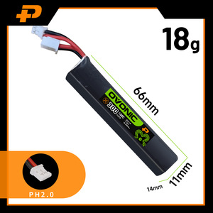 แบตเตอรี่ Ovonic 300mAh 450mAh 550mAh 650mAh 80C 100C 150C 1S 2S 3S 4S 3.8V 7.6V 11.4V 15.2V HV LiPo สำหรับโดรน Tiny Whoop FPV - Product Image 4