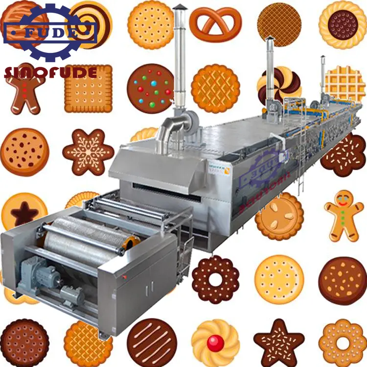 Ligne de production de machine de fabrication de biscuits à prix usine en Chine