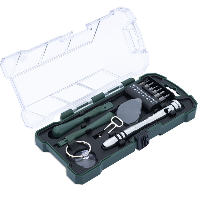 Mini Precision 17 Pcs Household Watch Computer Mobile Cell Phone Screwdriver Bit Set Cell Phone Repair Tool Kit