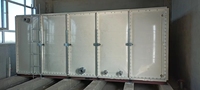 Réservoir d'eau en GRP résistant à la corrosion, réservoir de stockage en fibre de verre pour l'eau potable et les projets civils