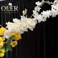 Hochwertige Seidenrosen für Hochzeiten und Schulanfang, Dekorative Blumen und Künstliche Blumenbögen, Langlebige Kunstblumen