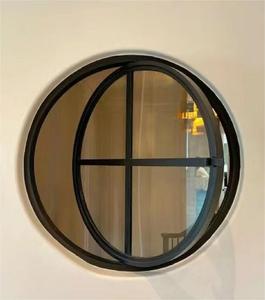 Tùy chỉnh cong hợp kim nhôm + Tempered kính an toàn hiện đại căn hộ Windows Swing mở nhiều kích cỡ không thấm nước Windproof - Product Image 5