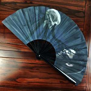 Ventilador de Mano Grande Personalizado de Bambú de 13 Pulgadas, Popular en 2025, para Fiestas Rave - Product Image 3