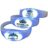 Bracelet en silicone LED RGB clignotant à la mode, activé par la musique, idéal pour les concerts d'Halloween