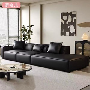 โซฟาบล็อกเต้าหู้ JL ผ้าสีครีม โซฟาห้องนั่งเล่นสไตล์มินิมอลทันสมัย อพาร์ทเมนต์ขนาดเล็ก สไตล์อิตาลี - Product Image 2