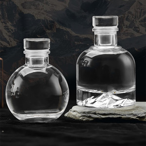 Pequeño Mini Ronda 100mL Vidrio <span class=keywords><strong>Alcohol</strong></span> Botellas <span class=keywords><strong>de</strong></span> vino Espíritu vacío Vodka <span class=keywords><strong>Alcohol</strong></span> Licor Botella <span class=keywords><strong>de</strong></span> copa <span class=keywords><strong>de</strong></span> vino con tapón <span class=keywords><strong>de</strong></span> vidrio - Product Image 6