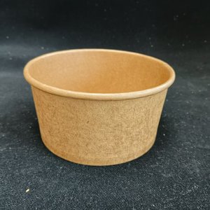 Gobelets en papier kraft brun de haute qualité de 750ml Conception à mur unique Caractéristique étanche Bon prix Type de produit de soufflage - Product Image 3