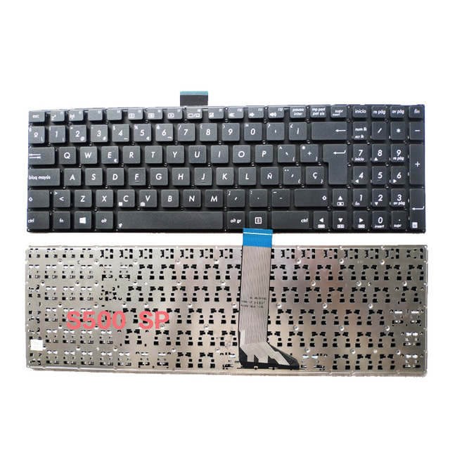 New SP Layout Laptop Keyboard for Asus X502 X502C X502CA for Asus VIVOBOOK S500 S500C S500CA Laptop Keyboard Built-in Keyboard