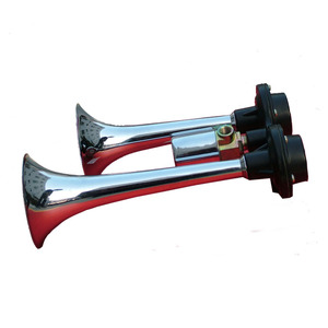 12/24V klaxon de voiture 110-120 Db haut-parleur tweeter Double deux tuyaux <span class=keywords><strong>trompette</strong></span> <span class=keywords><strong>camion</strong></span> Double Kit de klaxon à air pour voitures universelles pour camions - Product Image 2