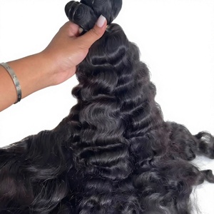 Cabello Virgen Indio Original de un Solo Donante al por Mayor para Pelucas, Cabello Humano Crudo de Trama Única para Tejer para Mujeres - Product Image 3