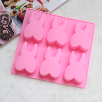 6 trous sans BPA de qualité alimentaire Silicone dent moule gâteau moule dents moule pour gâteau cuisson décoration