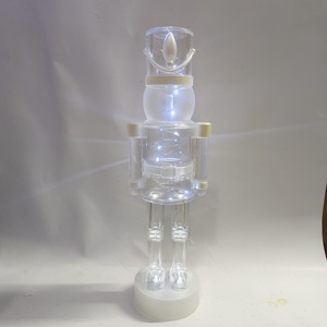 Luz Decorativa Navideña de Interior, Luz LED Acrílica con Diseño de Soldado Cascanueces - Product Image 2