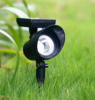 Lampes solaires d'extérieur étanches Rts, blanc froid et blanc chaud, IP65, éclairage paysager, pelouse, projecteur LED, lumière de jardin solaire réglable