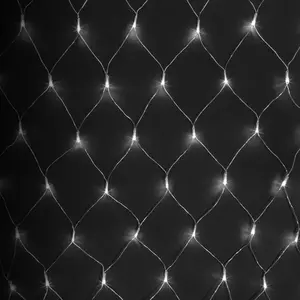 Luci LED piatte, alimentazione 3AA, colore bianco freddo, dimensioni 1,5m x 1,5m; ideali per illuminazione decorativa e ambienti - Product Image 2