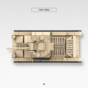 ThirdParty <span class=keywords><strong>300012</strong></span> Tanque de infantería de San Valentín británico Mk.III Modelo de montaje Juguetes Vehículo blindado rastreado Mk.IX Juegos de bloques de construcción - Product Image 5