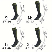 Kaos Kaki Anti Air Setinggi Lutut untuk Hiking, Camping, Olahraga Luar Ruangan, Desain Tiga Lapis Bernapas dengan Label Pribadi OEM