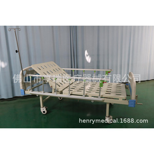 Cama de Hospital Manual Henry HR-613 de Acero Inoxidable, Cama de Enfermería de Función Única para el Cuidado de Ancianos - Product Image 2