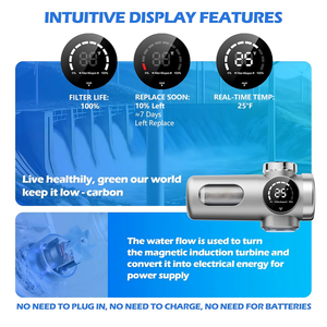 Nuovo Rubinetto Intelligente da Cucina 2025 con Purificatore d'Acqua UV, Cartuccia Filtrante Anti-Calcare e Anti-Cloro per Filtro Acqua Lavello Domestico - Product Image 5