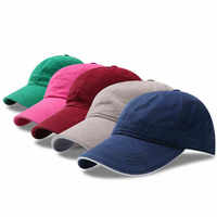 Gorra de béisbol de 6 paneles de algodón 100% de gran oferta, gorra de bola lavada con logotipo bordado personalizado para uso durante todo el año, Jersey de encaje de terciopelo Terry