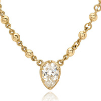 Collier pendentif en argent sterling S925 de luxe pour femme, avec moissanite ronde de 2 à 3 carats, pour mariage et fiançailles