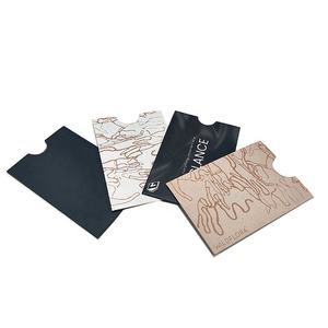 Enveloppe porte-carte cadeau personnalisée en papier pour cartes de crédit d'hôtel ou de membre - Product Image 1