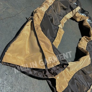 2024 Hot Sale Custom logo 3M Reflective Tracksuit Nylon Fashion Design Windbreaker Men Nylon Tracksuit - Product Image 6