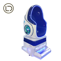 LeaderDream Factory suministro Parque de Atracciones paseos simulador de realidad Virtual 9d huevo VR cine 2 asientos Vr máquina de juego