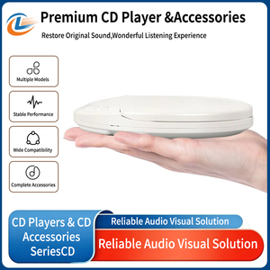 Lecteur CD portable ultra-fin avec fonction Bluetooth, rechargeable, compatible avec les écouteurs sans fil pour le sport - Product Image 1