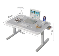 Support d'ordinateur portable multifonctionnel en bois, bureau d'étude avec angle réglable, support pliable pour ordinateur portable et tablette, modèle