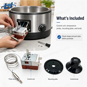 Contrôleur de température réglable série WHD-S, <span class=keywords><strong>thermostat</strong></span> de four à huile thermique haute précision, idéal <span class=keywords><strong>pour</strong></span> les machines à pain et les boulangeries - Product Image 2