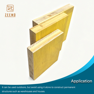 <span class=keywords><strong>Pannello</strong></span> in <span class=keywords><strong>compensato</strong></span> di abete a <span class=keywords><strong>3</strong></span> strati per casseforme, tavola gialla per costruzione di pareti e colonne in cemento - Product Image 1