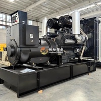 Groupe électrogène diesel refroidi par eau de 600 kW, type conteneur, 750 kVA, avec alternateur sans balais auto-excitant, 50 Hz, pour centrale électrique