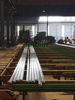 Rails en aluminium pour panneaux solaires photovoltaïques de 2,4 mètres ou longueur OEM, supports de montage solaire, rails solaires pour accessoires de montage de systèmes d'énergie solaire