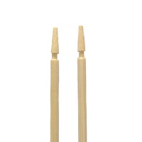 Étiquettes de plantes en bambou écologiques sur mesure, étiquettes en bois biodégradables, bâtonnets pour jardin, patio, extérieur, intérieur