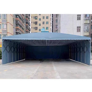 Tente pliante portable à toit en PVC, coulissante et mobile, pour extérieur, entrepôt de stockage, abri de voiture - Vente chaude - Product Image 5