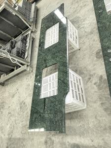 Fournisseur de comptoirs de salle de bain en marbre Verde Alpi poli naturel pour projets de lavabos personnalisés - Product Image 5