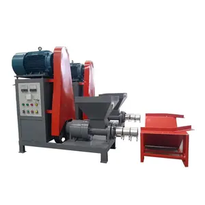 sawdust briquette compression machine 300kg/h Small Wood Sawdust Charcoal Briquette Making Machine