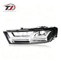 Phare avant modifié haut de gamme pour Audi Q7 2016-2019, avec feux de jour LED de type aéronautique et clignotants, 12V 8000 Lumens 6000K