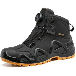 DF1208 Men's Outdoor Training Tactical <b>Boots</b> High-Top Wear-Resistant <b>Hiking</b> Mountaineering <b>Boots</b> - Product Image 2