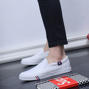 <span class=keywords><strong>รองเท้า</strong></span><span class=keywords><strong>ผ้าใบ</strong></span>สีขาวเรียบ สวมใส่สบาย ระบายอากาศได้ดี เหมาะสำหรับฤดูร้อนและฤดูใบไม้ผลิ <span class=keywords><strong>พื้น</strong></span>ยาง แบบสวม ขายส่ง - Product Image 5