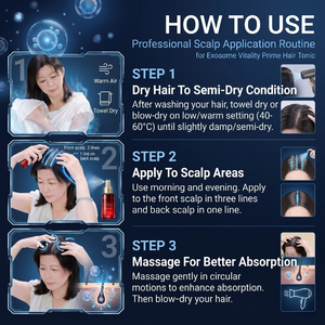 Tónico Capilar con Exosomas de Alta Actividad Derivados de Fuentes Bio-Naturales para Nutrir el Cuero Cabelludo, Recuperar el Cabello y un Cuidado Profesional - Product Image 4